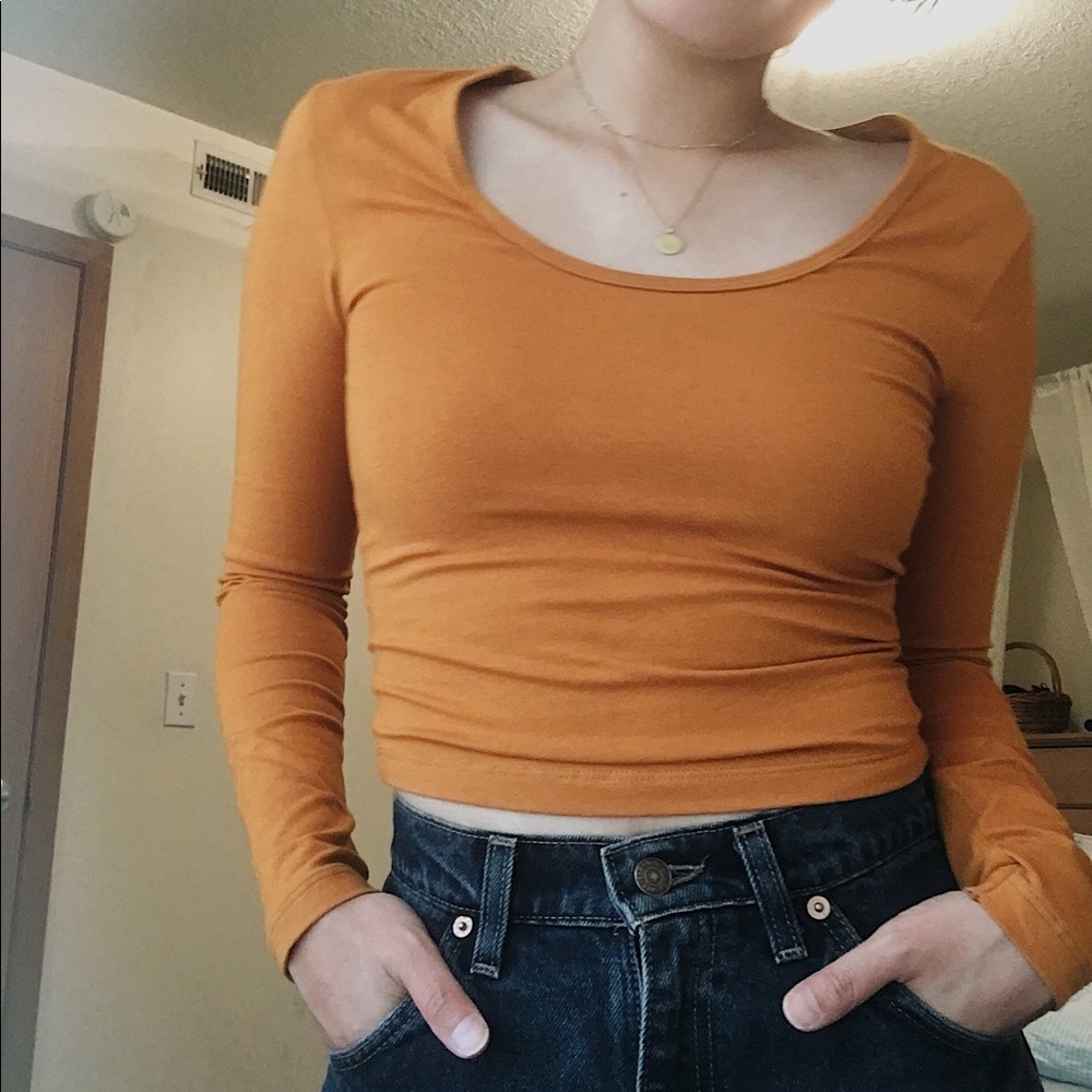 [american apparel] crop tee